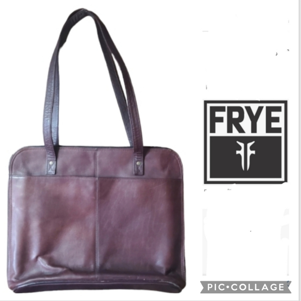 FRYE brown leather bag